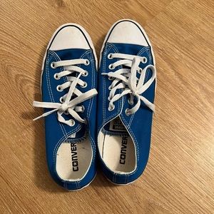 Blue and White Converse